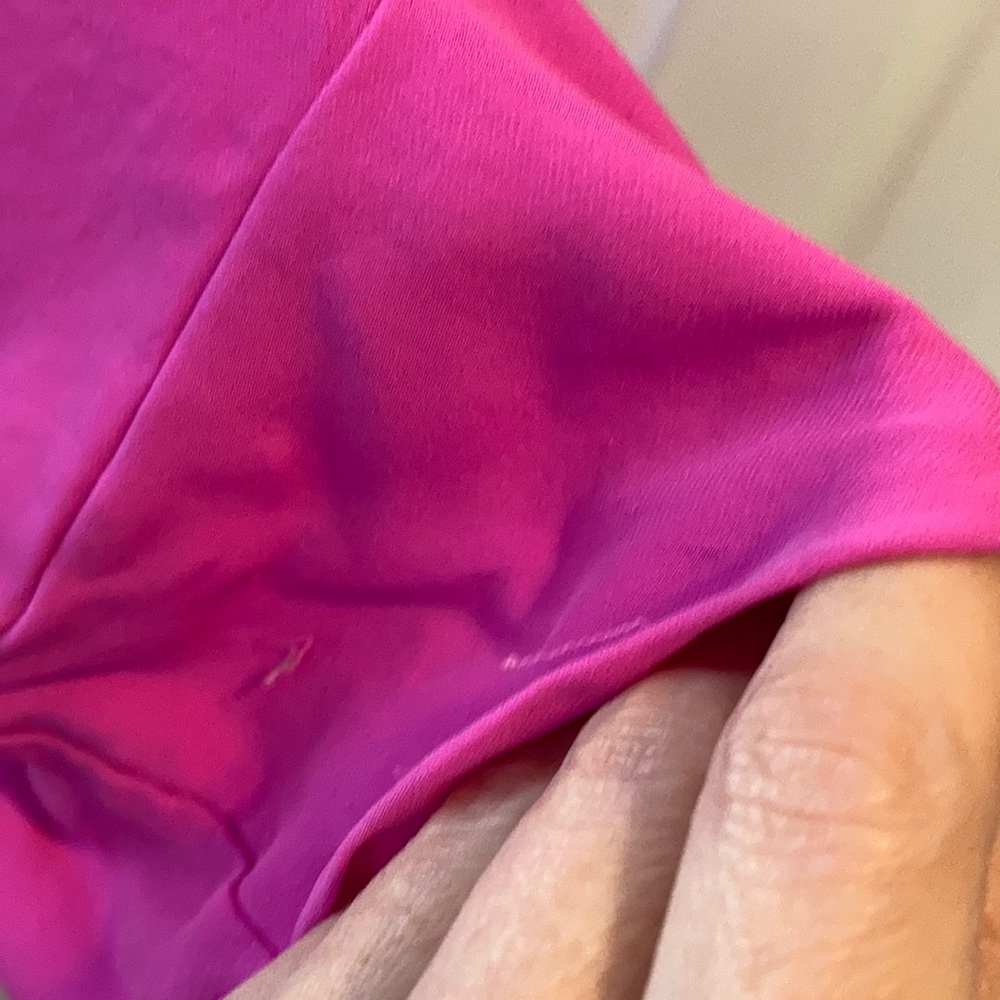 Emerson Thorpe- sz M- silk Tunic hot pink - Picture 6 of 8